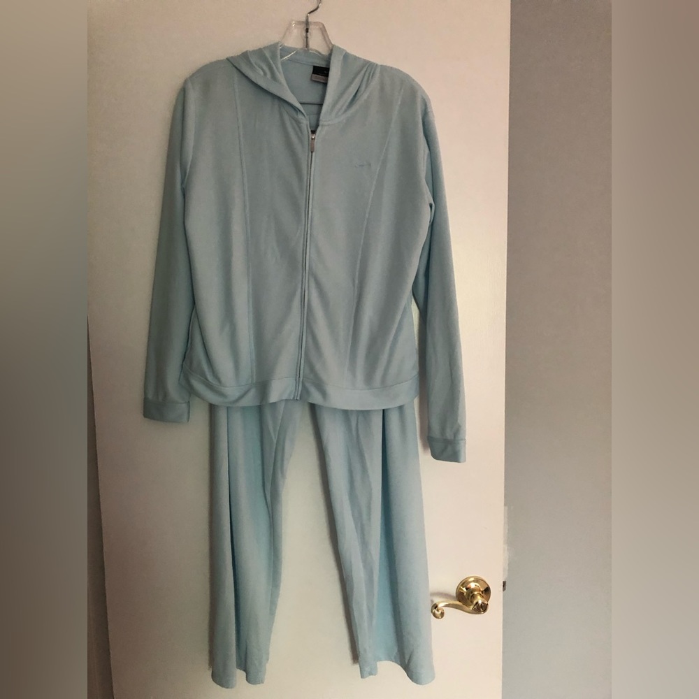 Nike track suit.